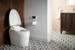 One-piece elongated smart toilet, 1.08 gpf