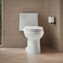 One-piece elongated toilet, 1.28 gpf