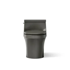 One-piece round-front toilet, 1.28 gpf