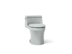 One-piece round-front toilet, 1.28 gpf