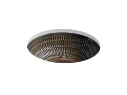19-1/2" oval undermount bathroom sink
