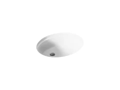 19-1/4" oval undermount bathroom sink