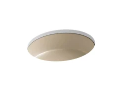 19-1/4" oval undermount bathroom sink