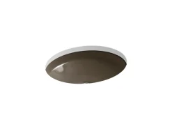 19-7/16" oval undermount bathroom sink