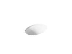 20-3/4" oval undermount bathroom sink, no overflow