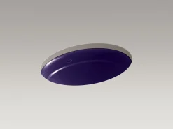 20-3/4" oval undermount bathroom sink, no overflow