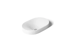 22-3/4" oval vessel bathroom sink