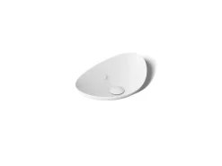 21" oval vessel bathroom sink