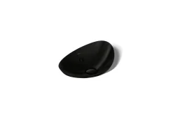 21" oval vessel bathroom sink