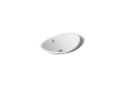 20-3/4" oval vessel bathroom sink