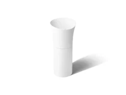 16" pedestal bathroom sink, no overflow