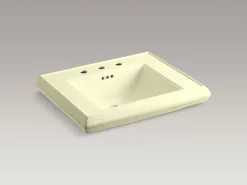 Pedestal/console table bathroom sink basin with 8