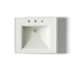 Pedestal/console table bathroom sink basin with 8