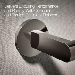 Pivoting toilet paper holder