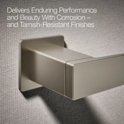 Pivoting toilet paper holder