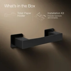 Pivoting toilet paper holder