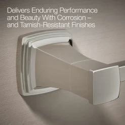 Pivoting toilet paper holder