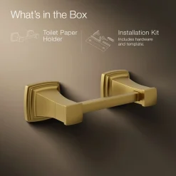 Pivoting toilet paper holder