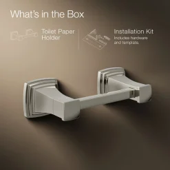 Pivoting toilet paper holder
