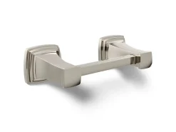 Pivoting toilet paper holder