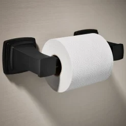 Pivoting toilet paper holder