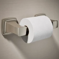 Pivoting toilet paper holder