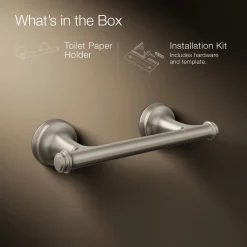 Pivoting toilet paper holder