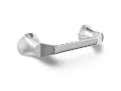 Pivoting toilet paper holder