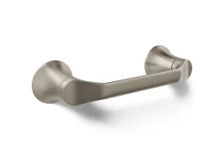 Pivoting toilet paper holder