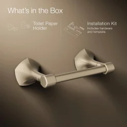 Pivoting toilet paper holder