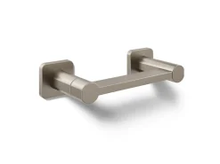 Pivoting toilet paper holder