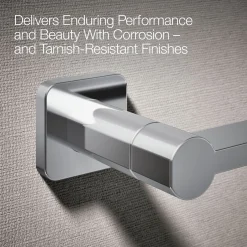 Pivoting toilet paper holder