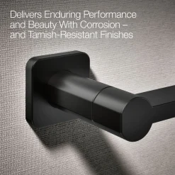 Pivoting toilet paper holder
