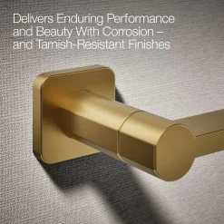 Pivoting toilet paper holder