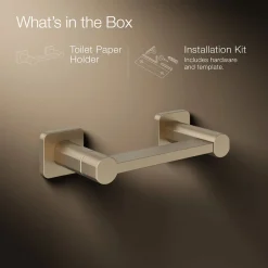 Pivoting toilet paper holder