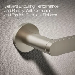 Pivoting toilet paper holder