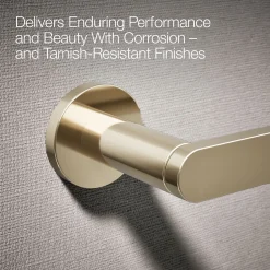Pivoting toilet paper holder