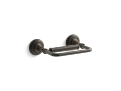 Pivoting toilet paper holder