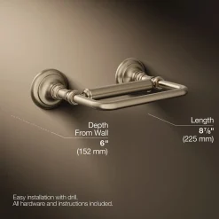 Pivoting toilet paper holder