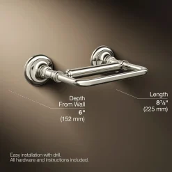 Pivoting toilet paper holder