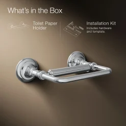 Pivoting toilet paper holder