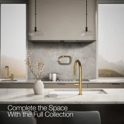 Pull-down kitchen sink faucet with two-function sprayhead
