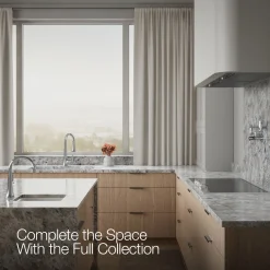 Pull-down kitchen sink faucet with three-function sprayhead