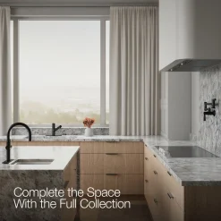Pull-out kitchen sink faucet with three-function sprayhead