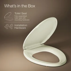 Quick-Release™ elongated toilet seat
