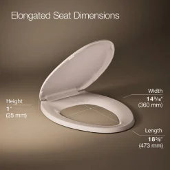 Quick-Release™ elongated toilet seat