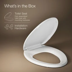 Quick-Release™ elongated toilet seat