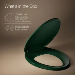 Quick-Release™ elongated toilet seat