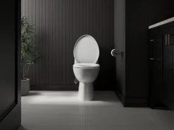 ReadyLatch® Quiet-Close™ elongated toilet seat