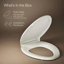 ReadyLatch® Quiet-Close™ elongated toilet seat